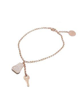 Hermes Kelly Clochette Bracelet Pink Gold 18K Diamond PM 15